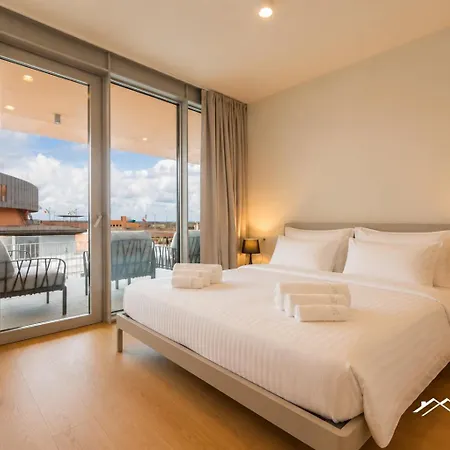 شقة Waterfront Lux •1br •a/c • Gym • Parking • By Tilo