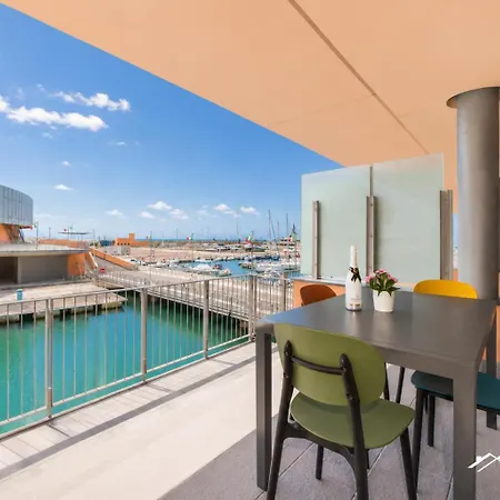 شقة Waterfront Lux •1br •a/c • Gym • Parking • By Tilo *